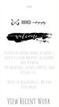 Mobile Screenshot of hookedcalligraphy.com